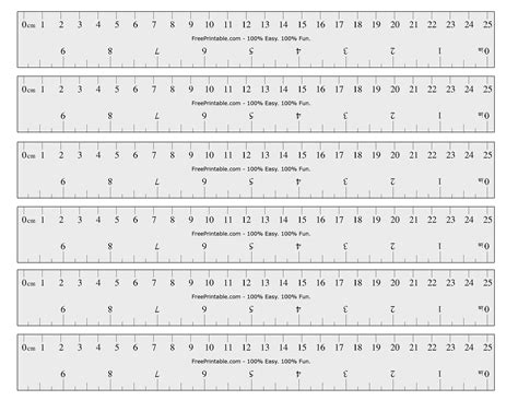 Free Printable Cm Ruler Image 3