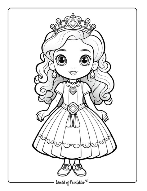 Free Printable Princess Coloring Pages