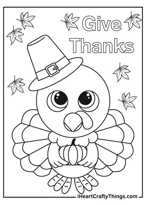 Free Printable Thanksgiving Coloring Sheets