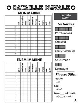 French Battleship Games