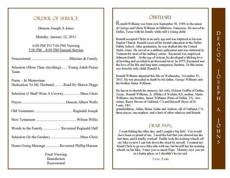 Funeral Service Obituary Example