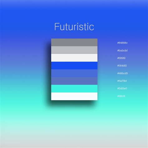 Futuristic Design Color Palette