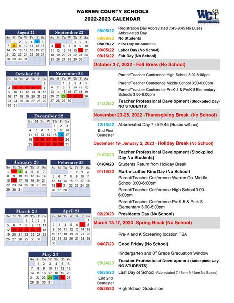 Geneseo Calendar Best Practices