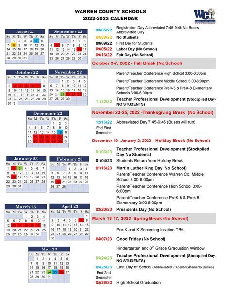 Geneseo Calendar Resources