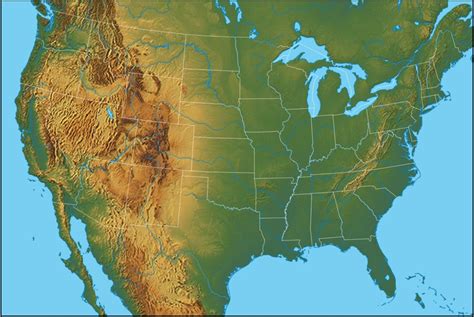 Geographic US Map