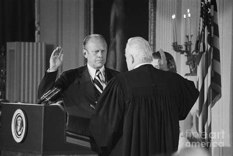 Gerald Ford sworn in as President