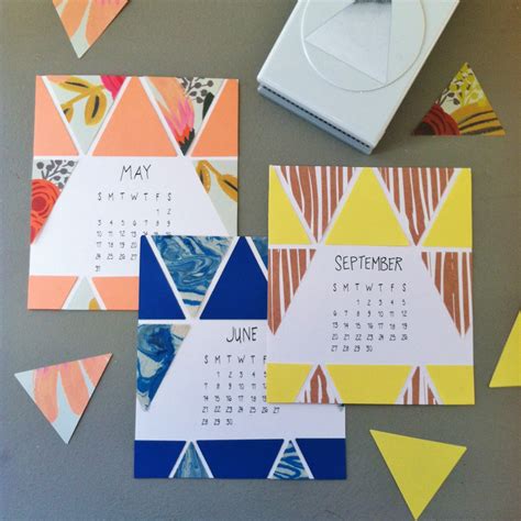 German Style Cardboard Calendar DIY Projects