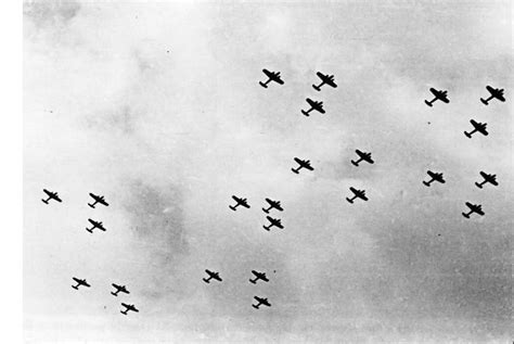 German heavy bombers formation