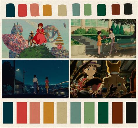 Ghibli Color Palette 1