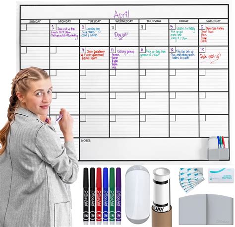 Giant Erasable Wall Calendar Benefits