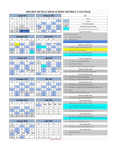 Glendale District School Calendar and Student Success