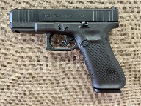 Glock 17 pistol being held by a shooter