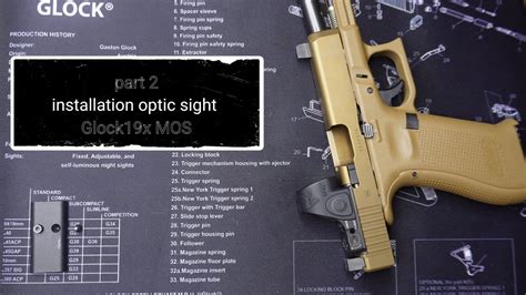 Glock 19x optics installation process