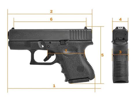 Glock 39 Dimensions