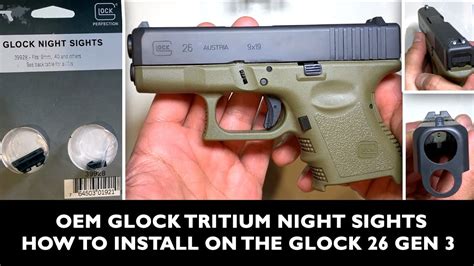 Installing Glock Tritium Sights