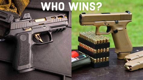 Glock and Sig Sauer Performance and Reliability