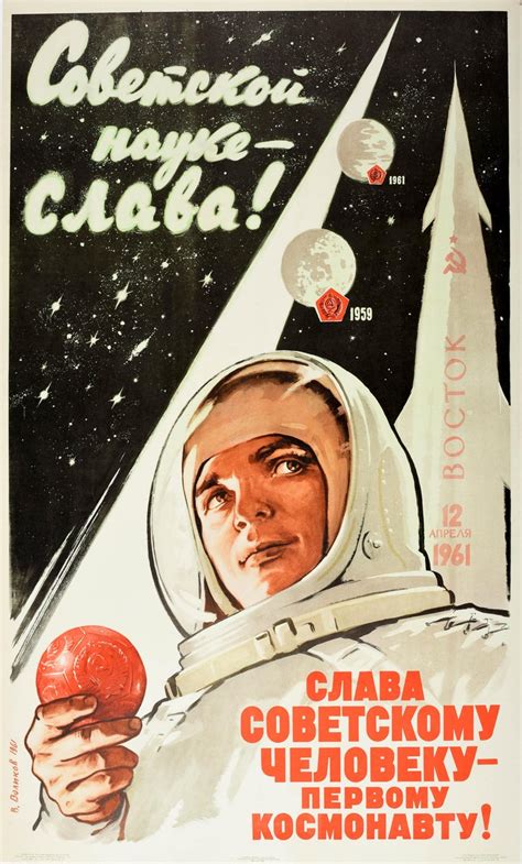 Glory to the Soviet Cosmonauts Poster