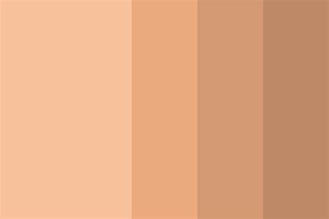 Glowing and Radiant Tan Skin Color Palette