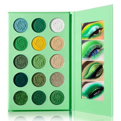 Green Eyeshadow Palette Inspiration