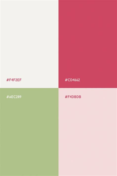 Green Pink Color Palette