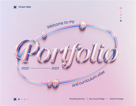 Green Pink Graphic Design Portfolio