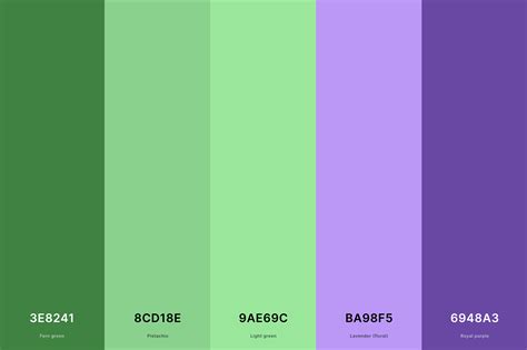 Green Purple Color Palette Inspiration