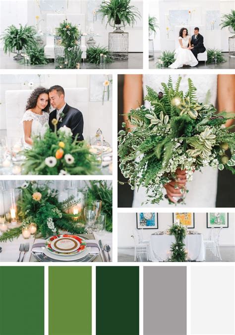 Green Wedding Color Palette Inspiration