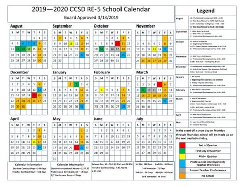 Gwinnett Schools Calendar Example