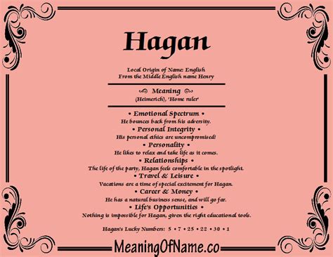 The Meaning of the Hagan Surname