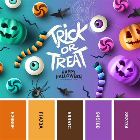 Halloween Color Palettes