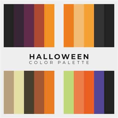 Halloween Costume Color Palette