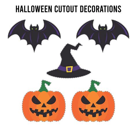 Halloween Decorations Printable Templates