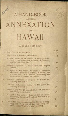 Hawaii Annexation Treaty