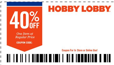 Hobby Lobby Coupon Policy