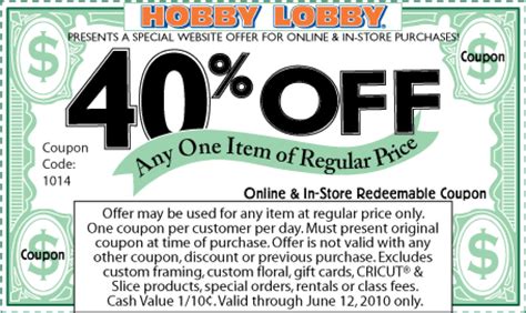 Hobby Lobby Printable Coupons Image 8