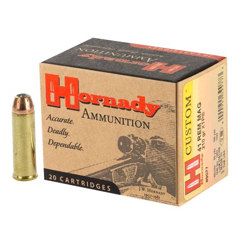 Hornady Custom 41 Mag 210gr XTP