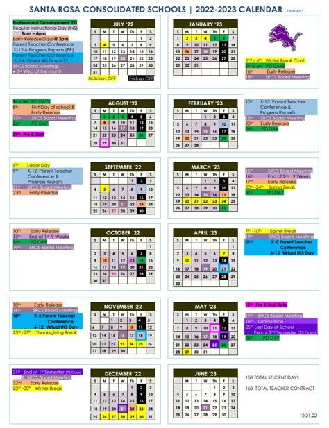 How to Access the Santa Rosa Schools Calendar