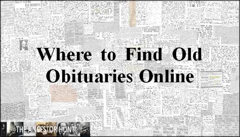 How to Find Obituaries Online