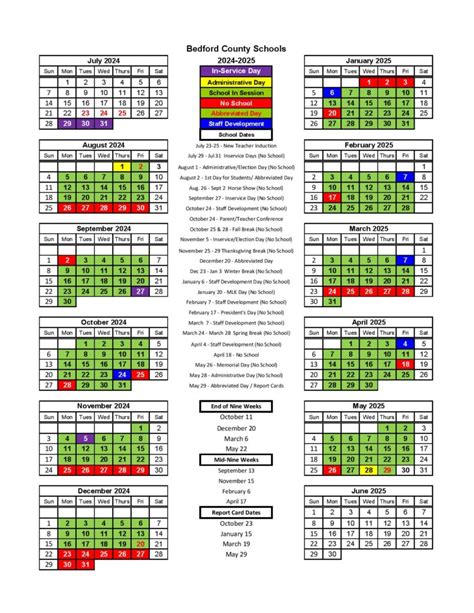 How to Stay Up-to-Date with Bedford County Schools Calendar