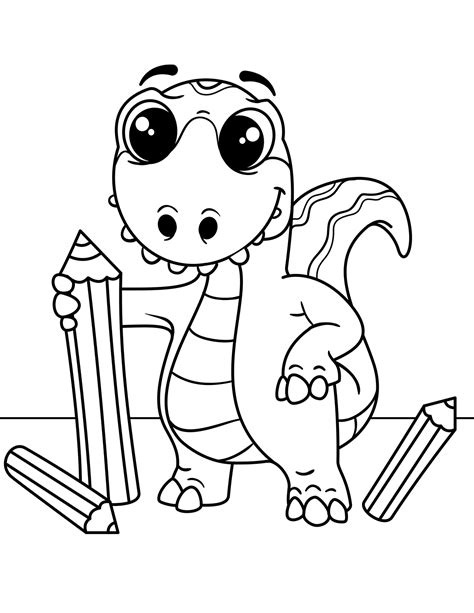 How to Use Dinosaur Coloring Pages