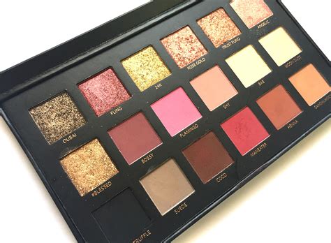 Huda Beauty Textured Rose Gold Palette Swatches