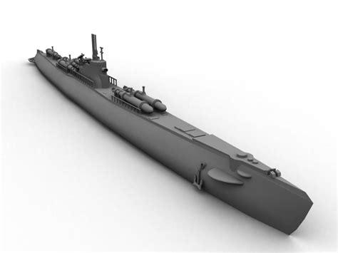 I-58 Submarine Design