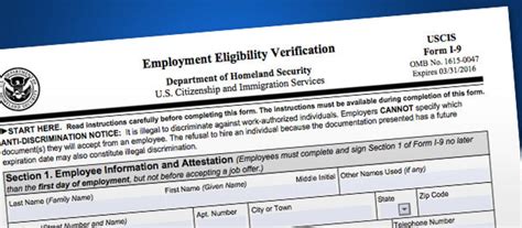 I-9 Form Compliance Programs