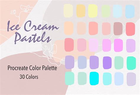 Pastel Colors Inspired by Ice Cream