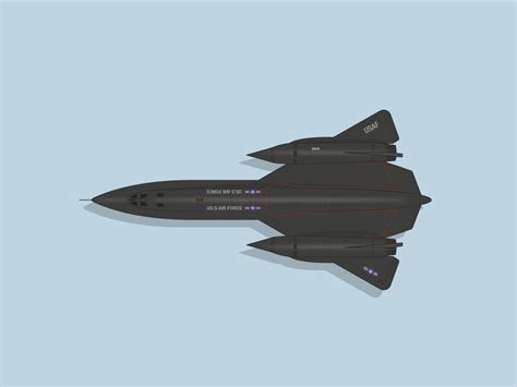 Illustrative SR-71 Blackbird Tattoo Design