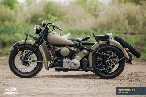 Indian 340 B Motorcycle