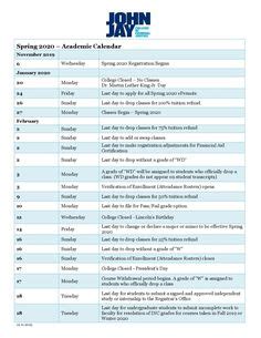 Integrating the John Jay Calendar with Other Tools