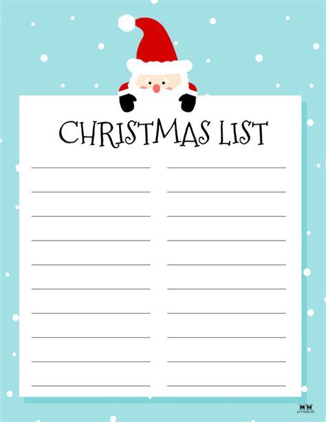 Introduction to Christmas List Templates