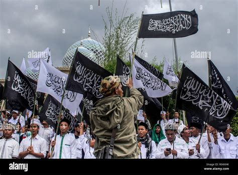 Islamic Flag at a Protest