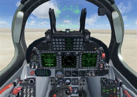 J-10 Fighter Jet Cockpit